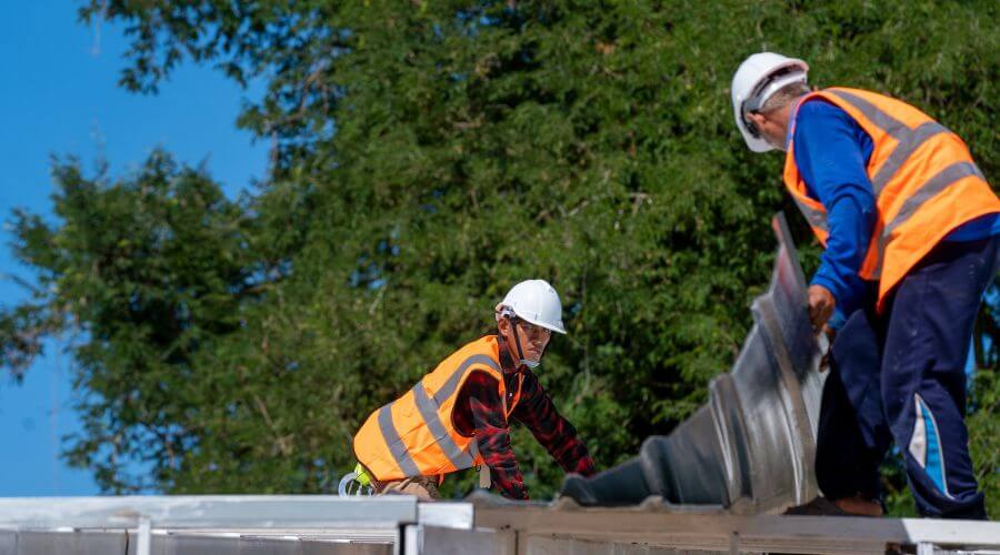 Roof repair in Burns, WY